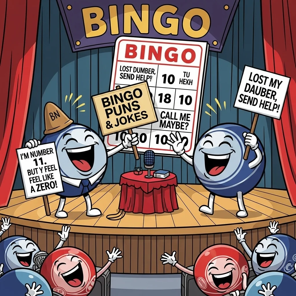 254+ Funny Bingo Puns and Jokes That Win Big 🎉 - Punsplace