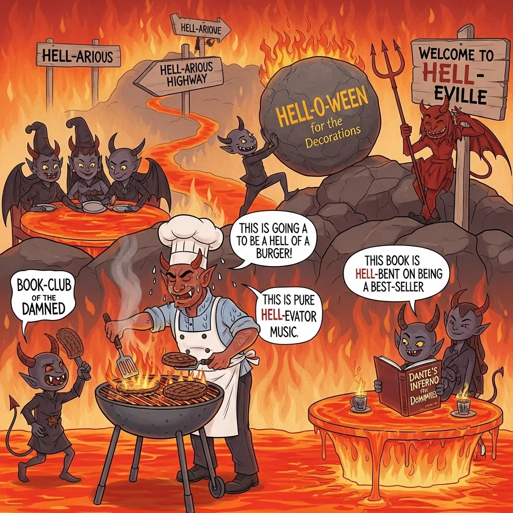 240+ Hell Puns That Bring the Heat and the Laughs 🔥😈 - Punsplace