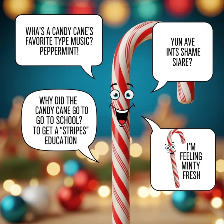 Candy Cane Puns and Jokes