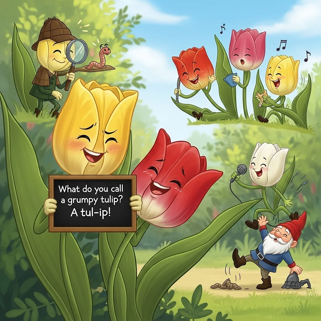 Tulip Puns and Jokes