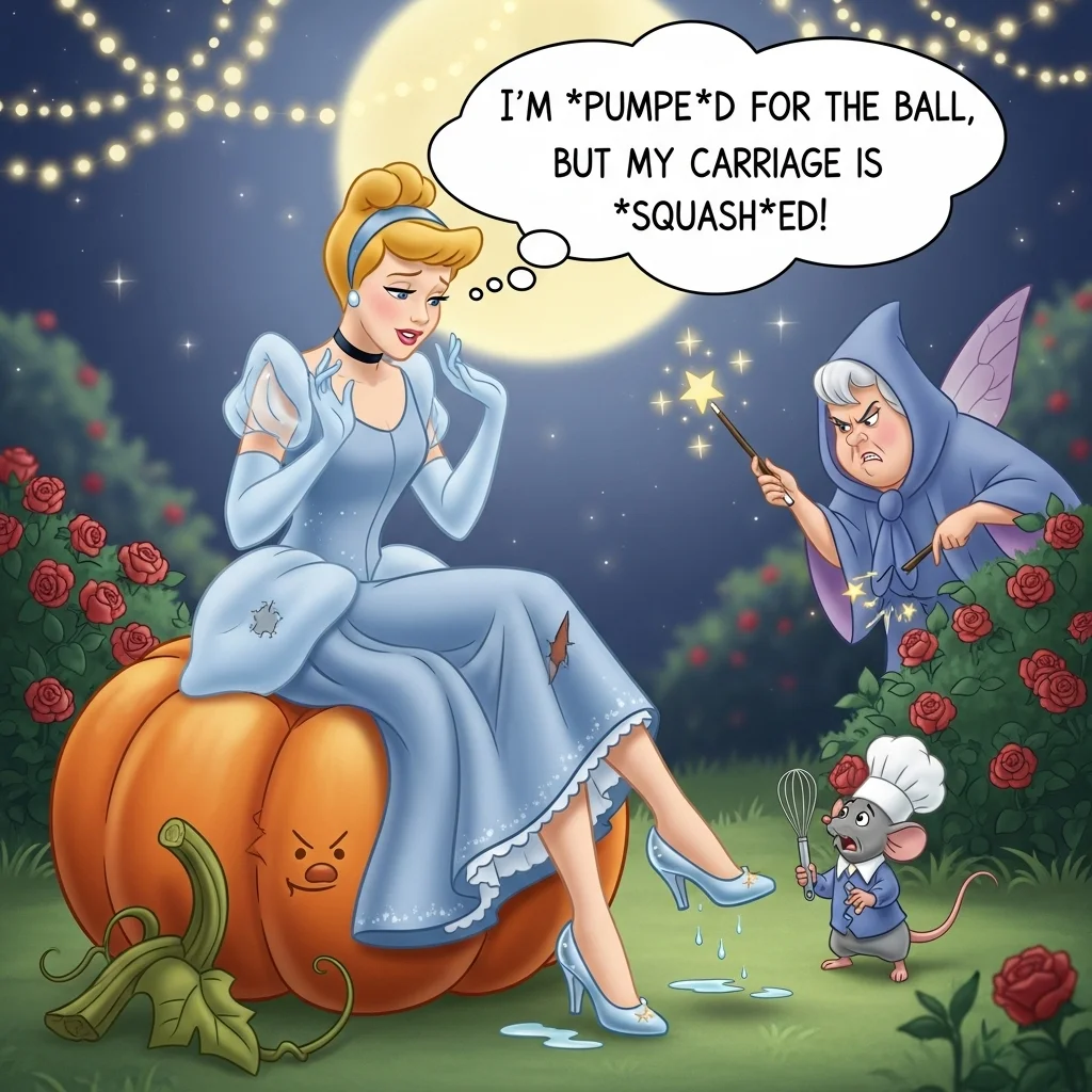 cinderella puns