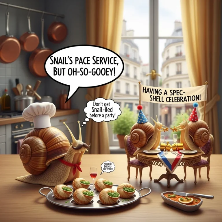 escargot puns