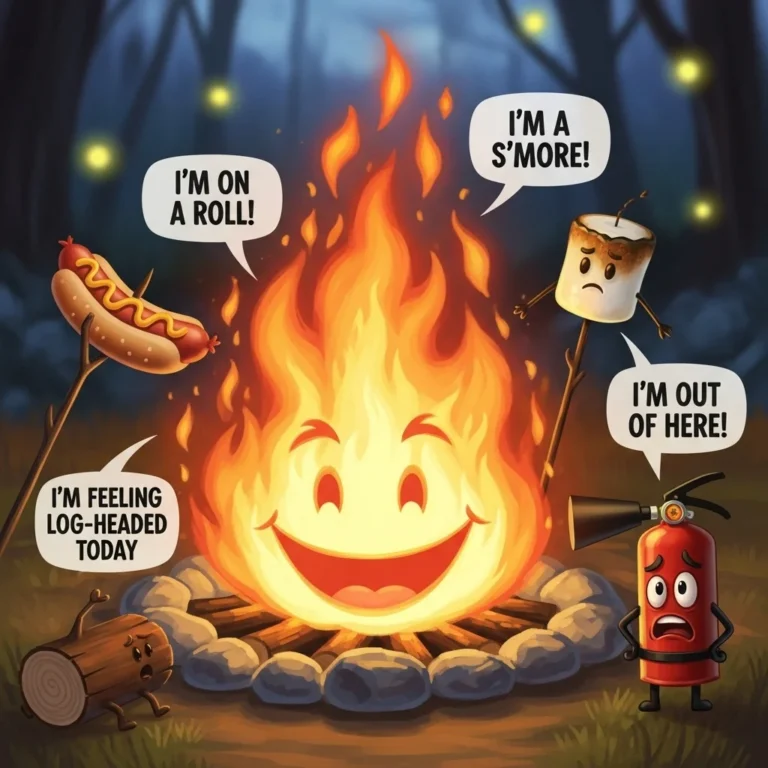 fire puns