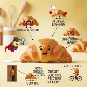 funny croissant puns