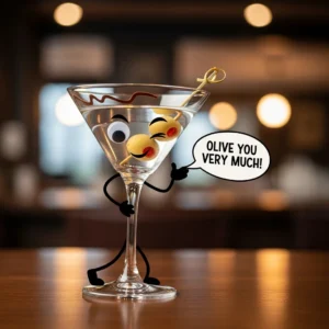 funny martini puns