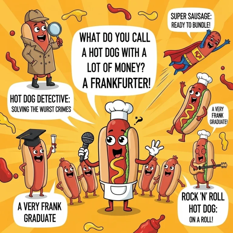 hot dog puns and jokes
