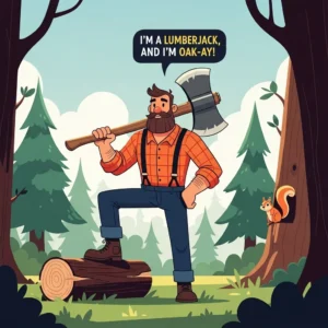 lumberjack puns