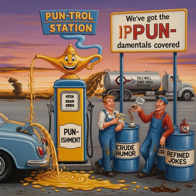 oil puns and jokes