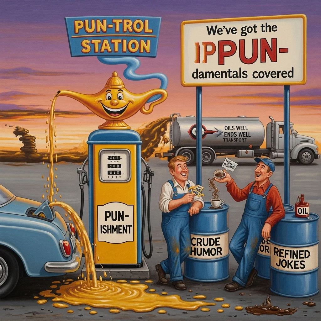 oil puns and jokes