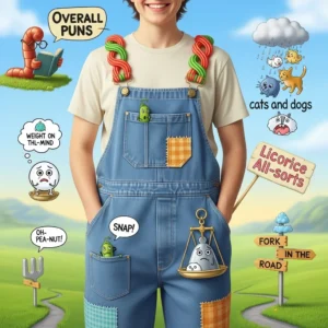 overall puns