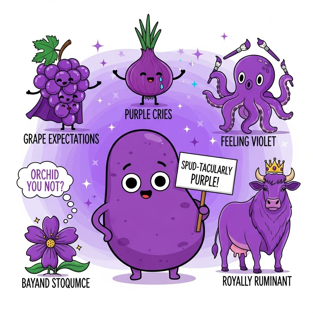 purple puns