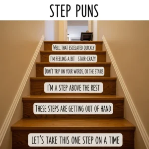 step puns