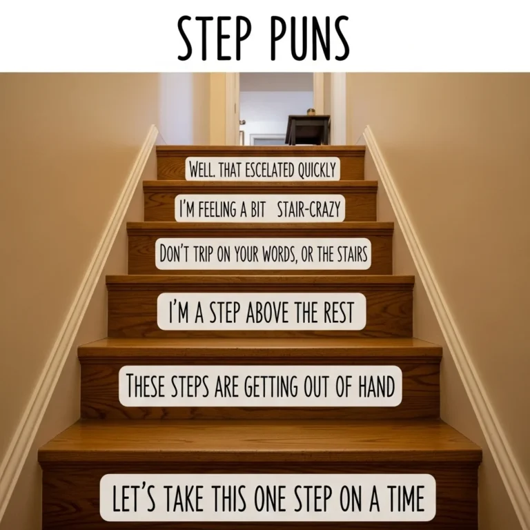 step puns