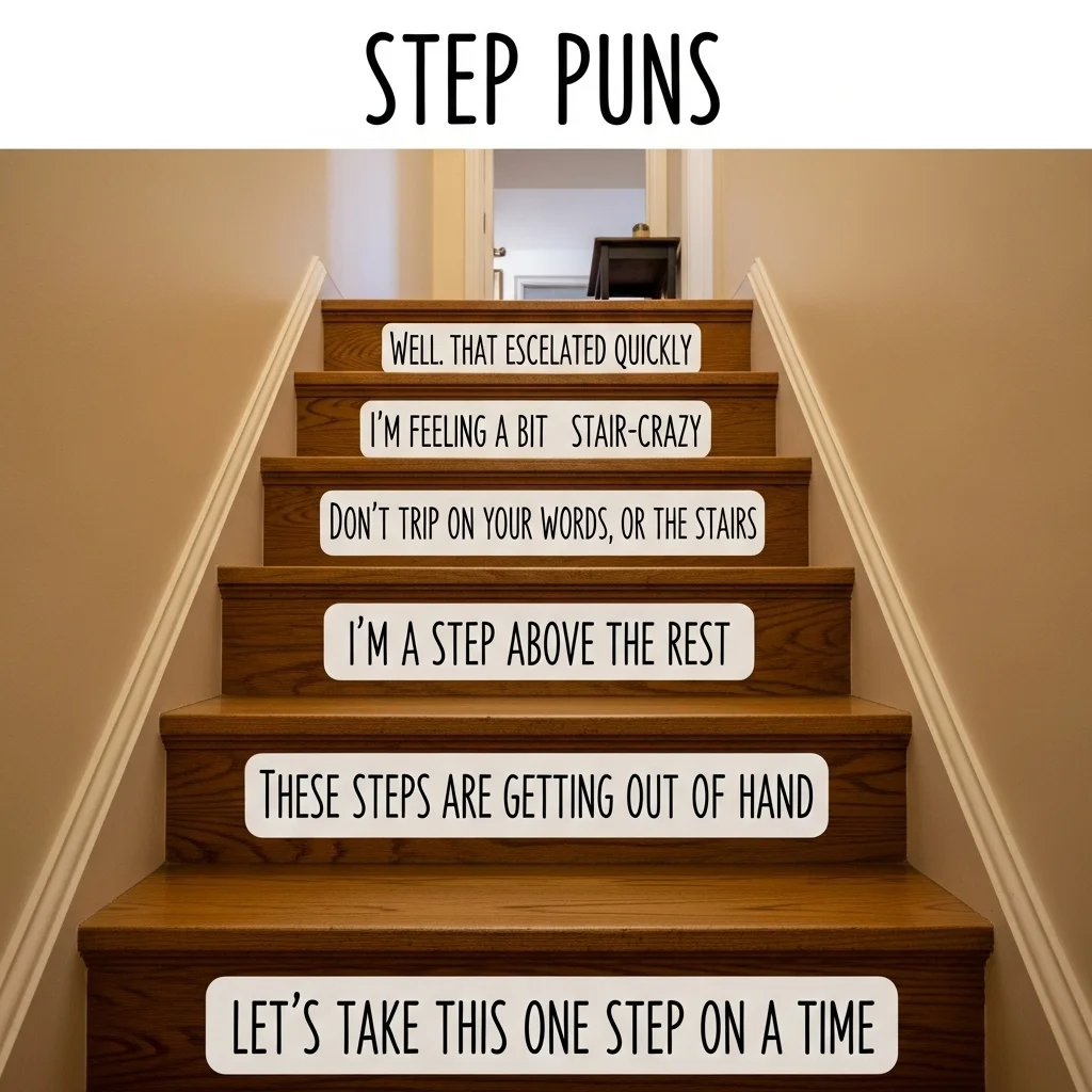 step puns