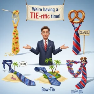 tie puns