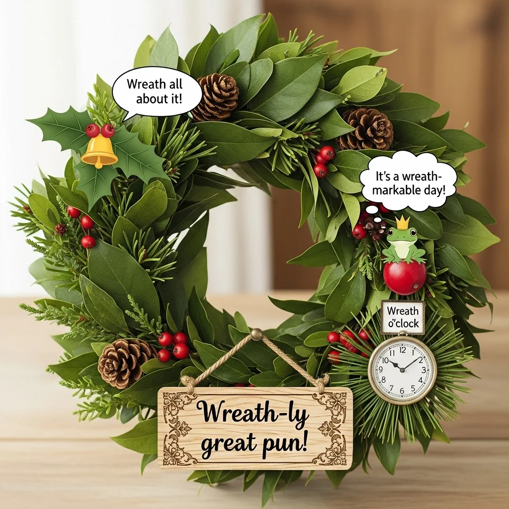 wreath puns