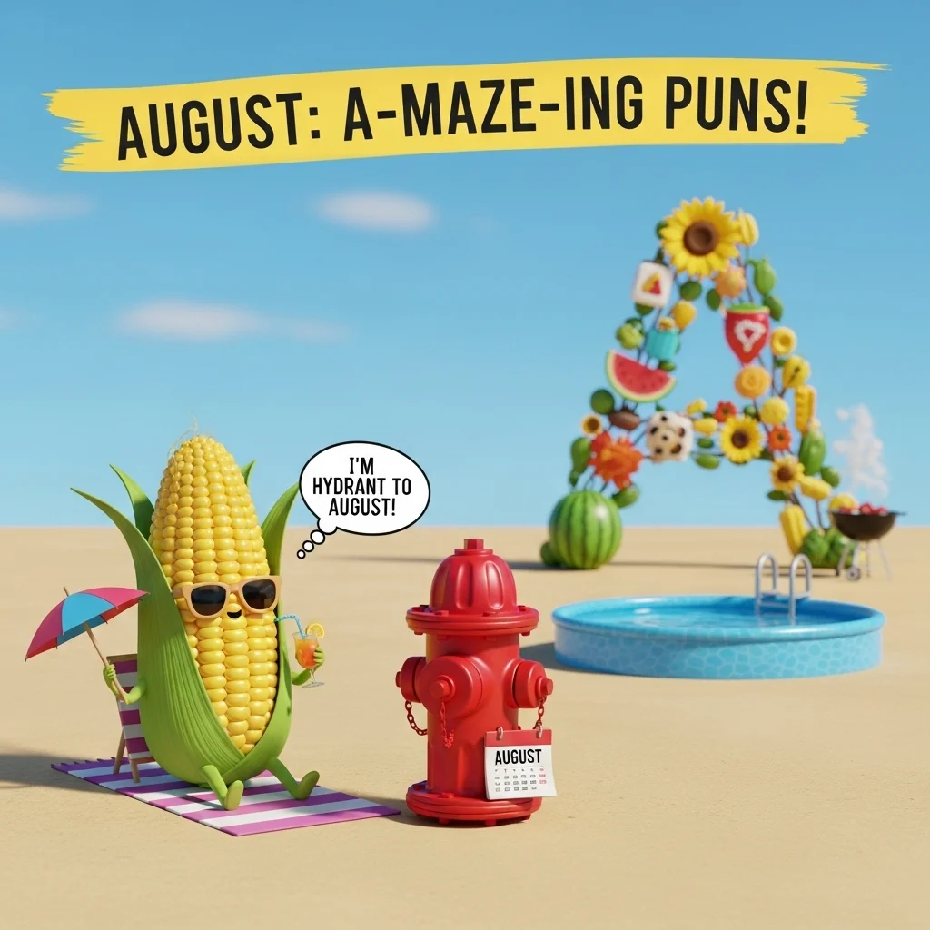☀️ Summer August Puns