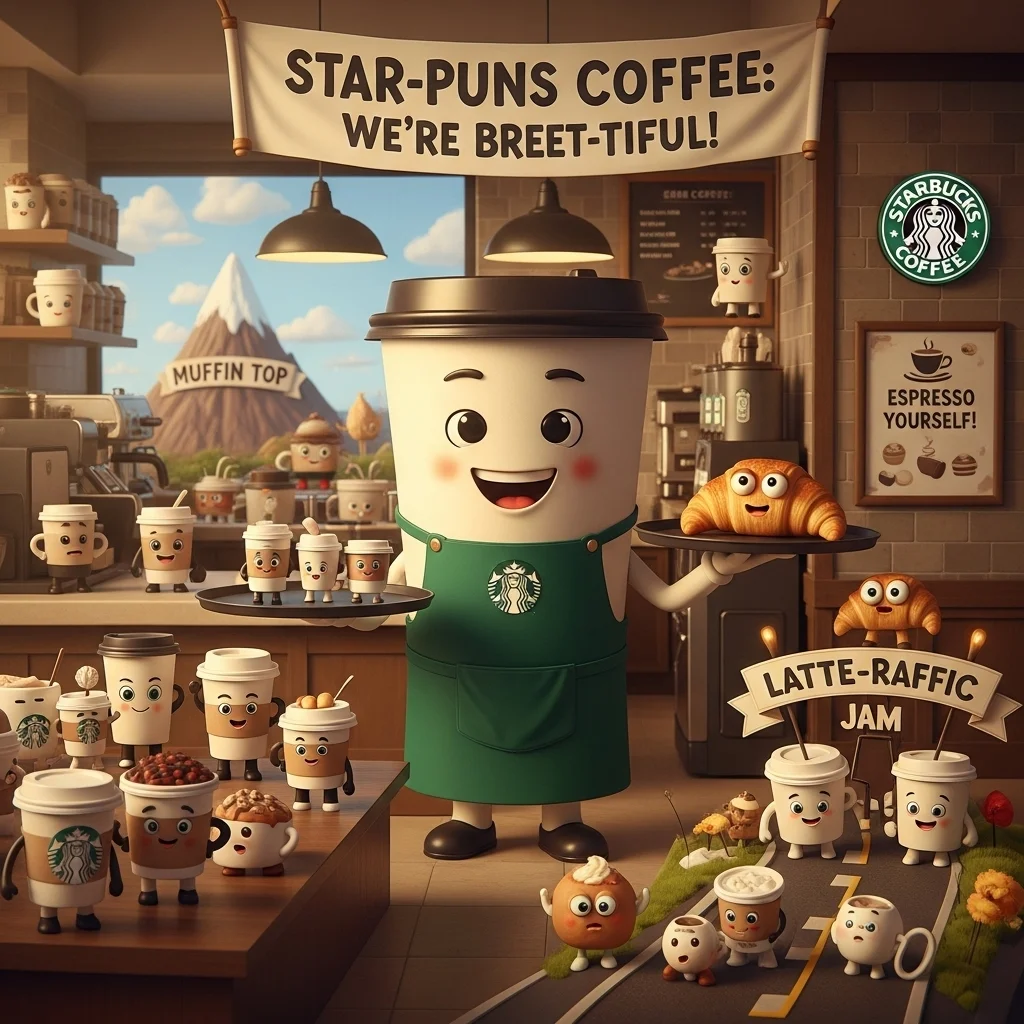 ☕ Starbucks Puns for Everyday Laughs