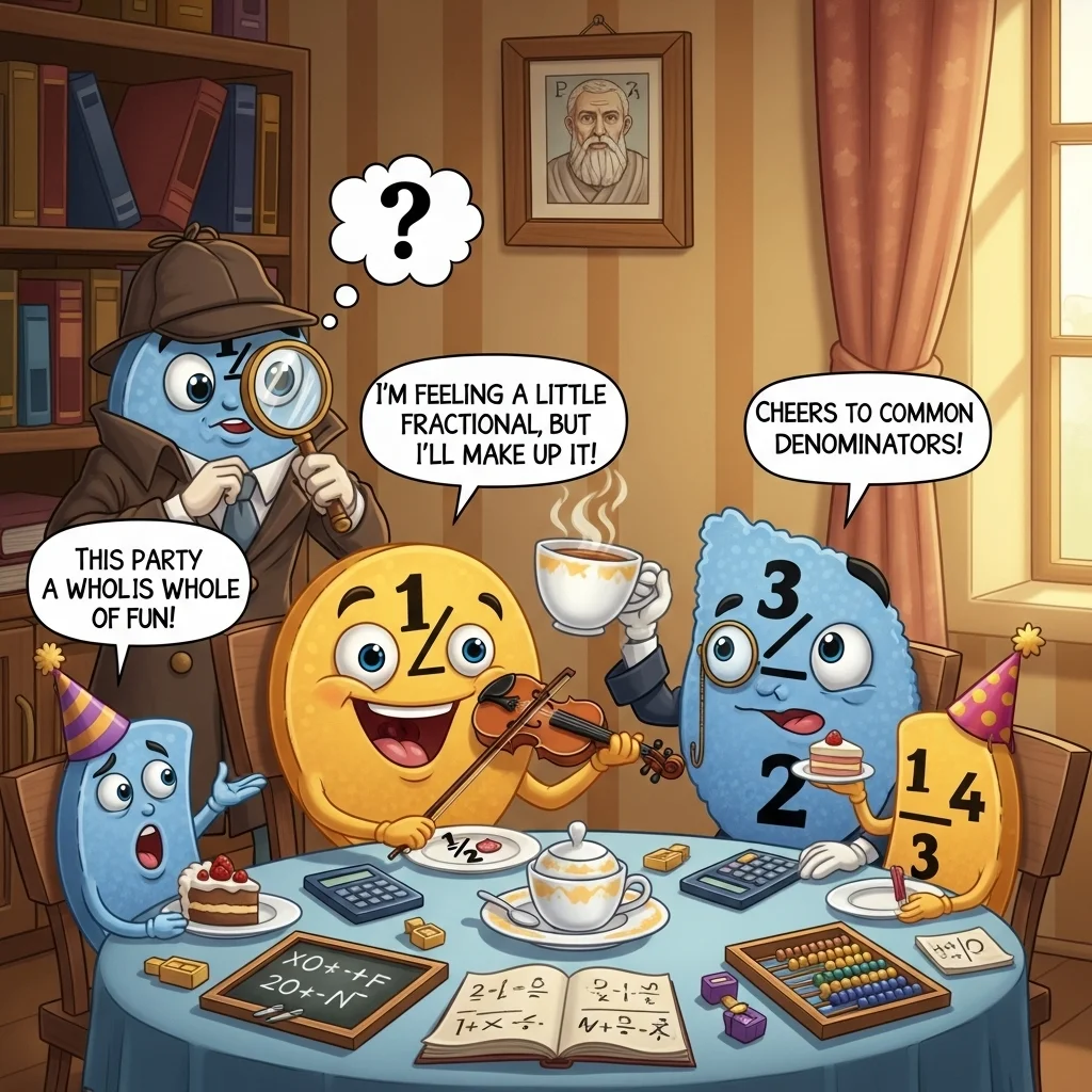 ➗ Funny Fraction Puns