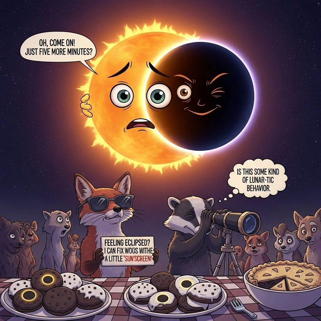 🌒 Funny Solar Eclipse Puns