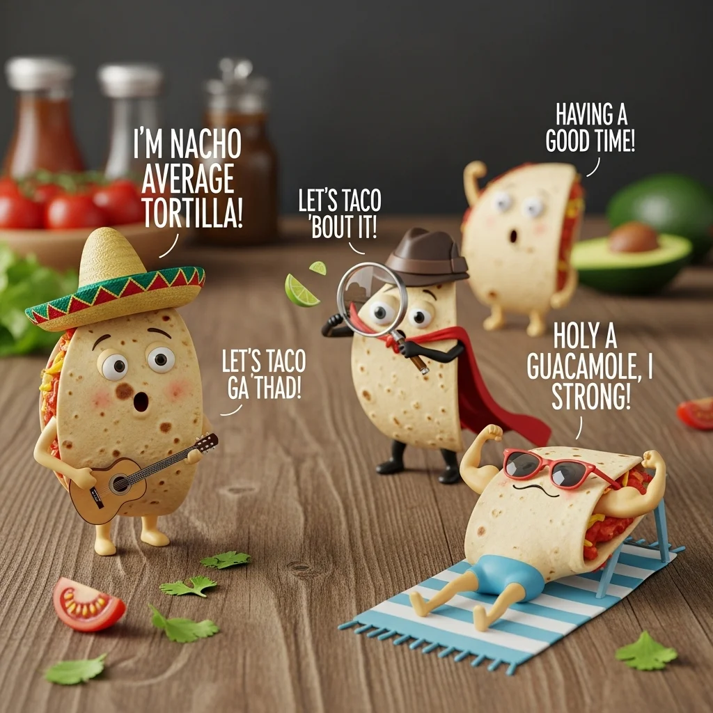 🌮 Funny Tortilla Puns