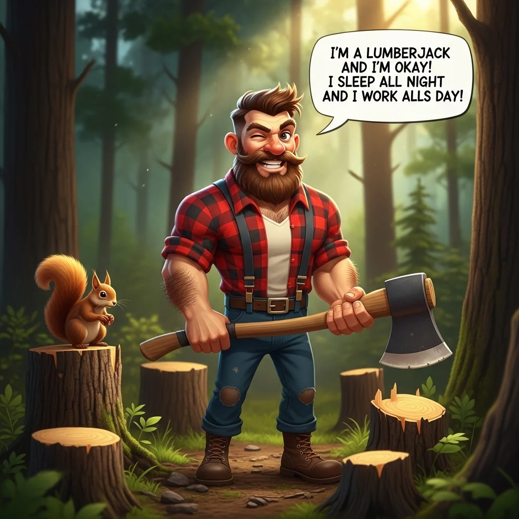 🌲 Funny Lumberjack Puns