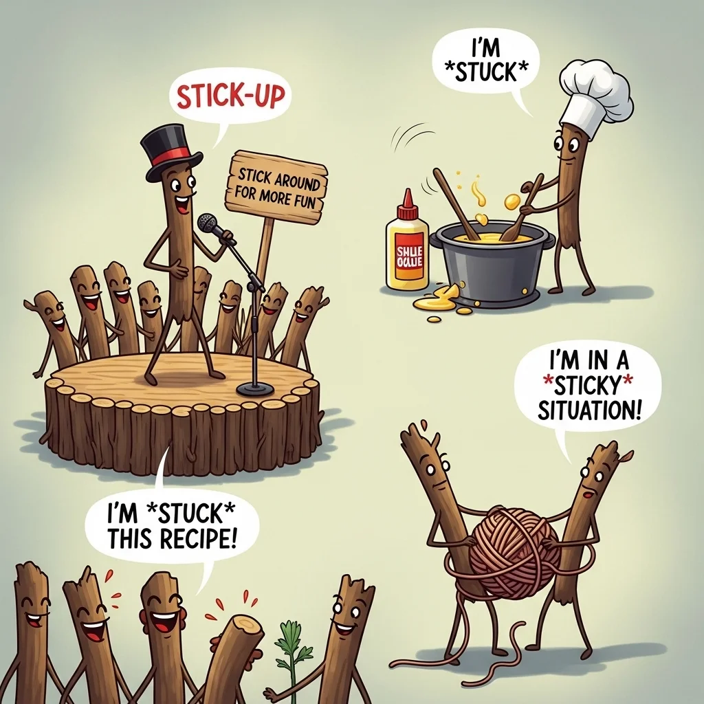 🌲 Nature & Wood Stick Puns