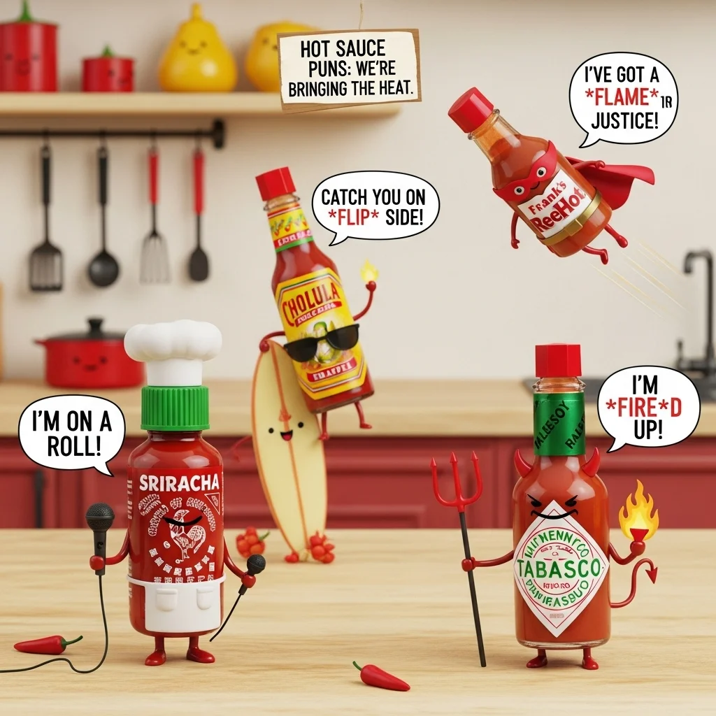 🌶️ Funny Hot Sauce Puns