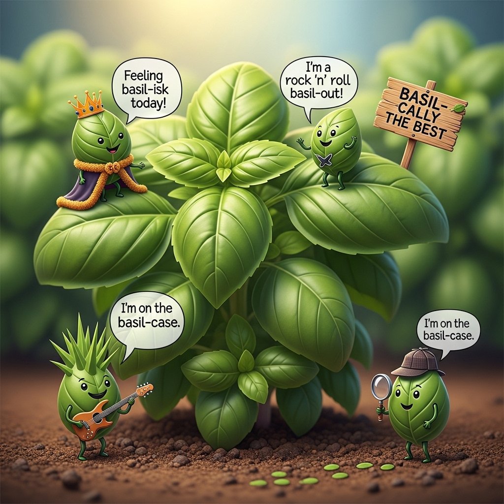 🌿 Funny Basil Puns