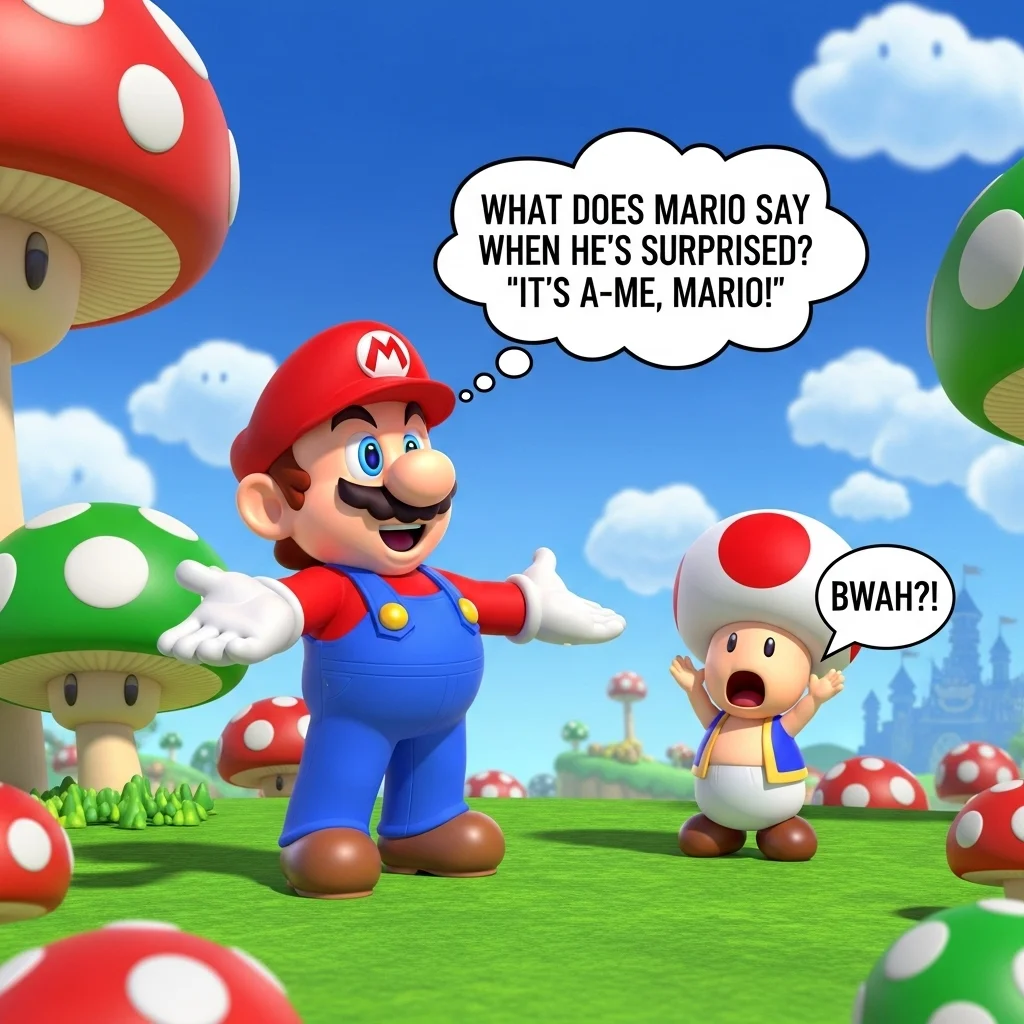🍄 Funny Mario Puns
