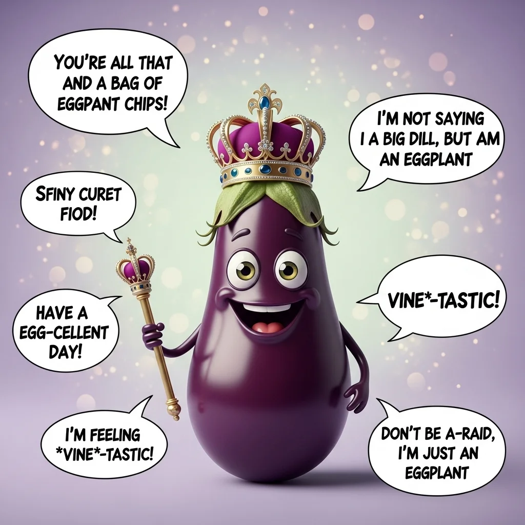 🍆 Funny Eggplant Puns