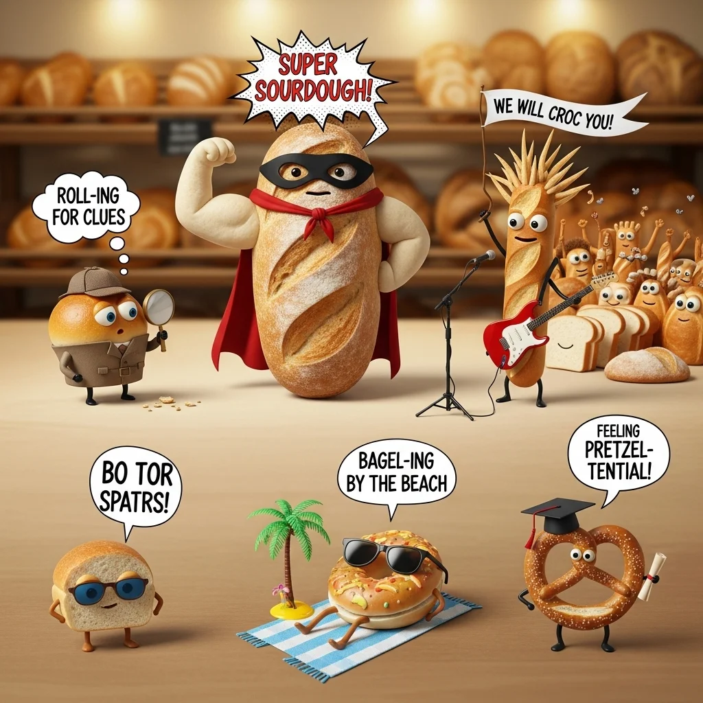 🍞 Sandwich Bread Puns