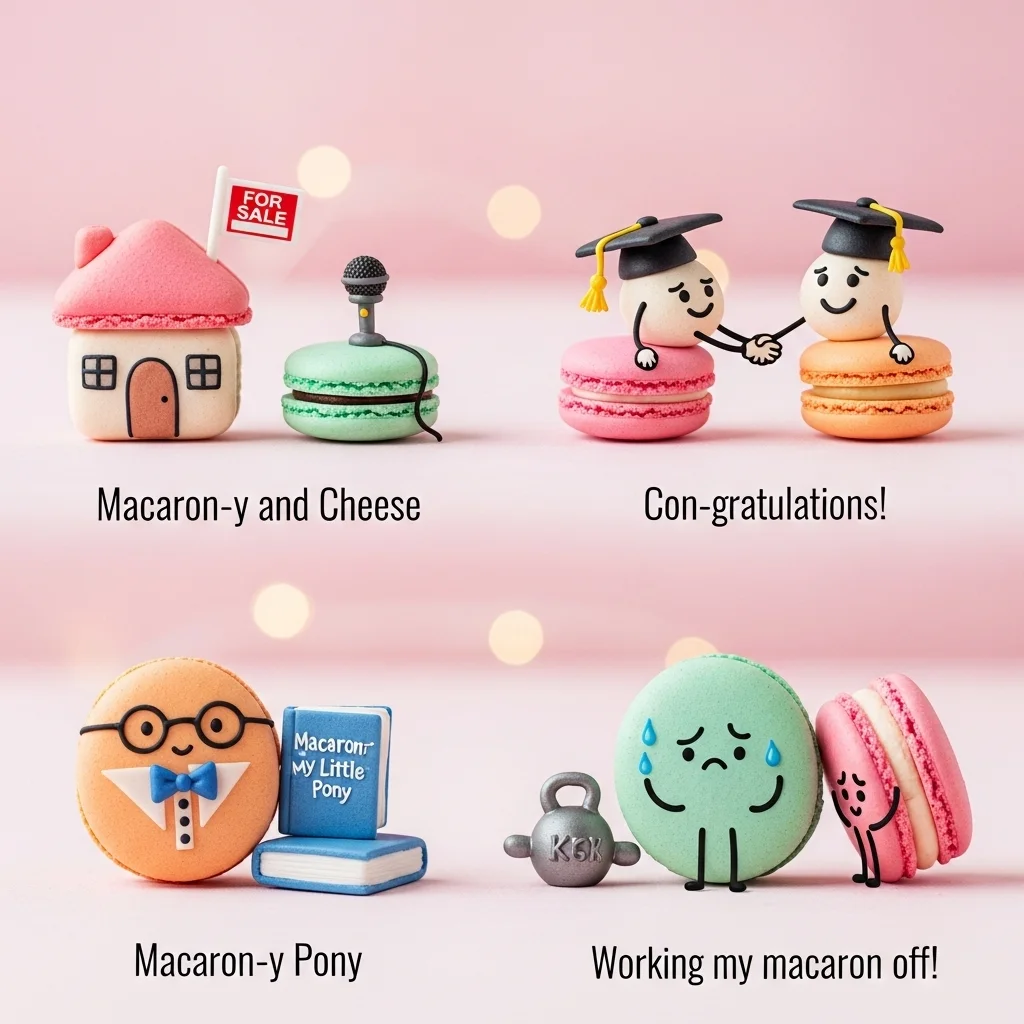 🍬 Funny Macaron Puns