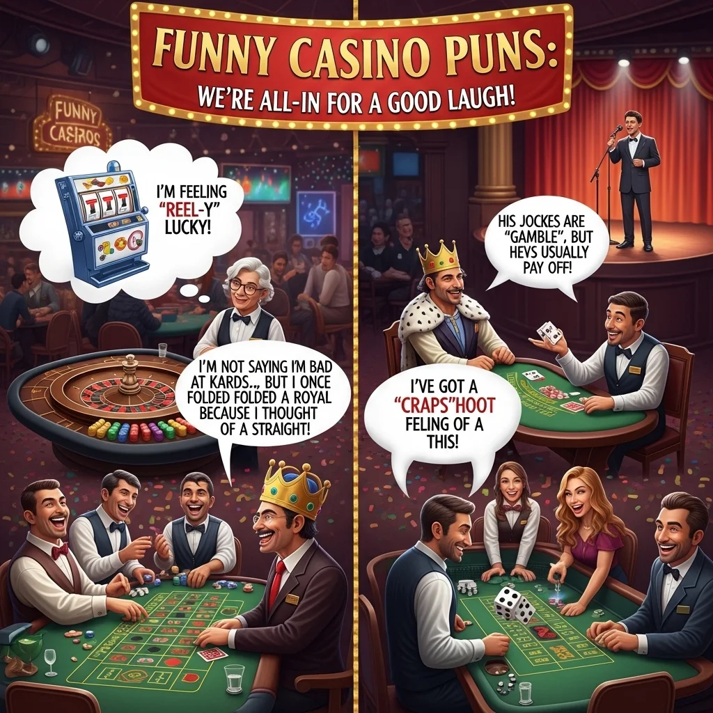 🎲 Funny Casino Puns