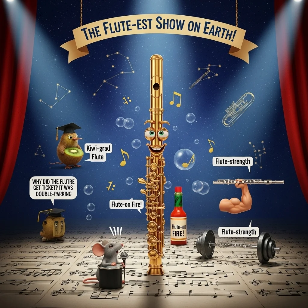 🎵 Instrument-Themed Flute Puns