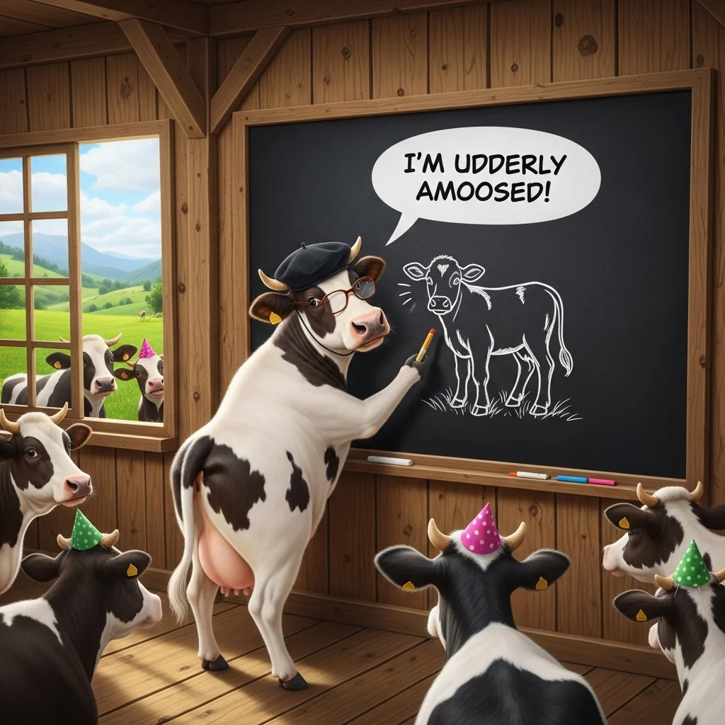 🐄 Cow Puns for Everyday Laughs