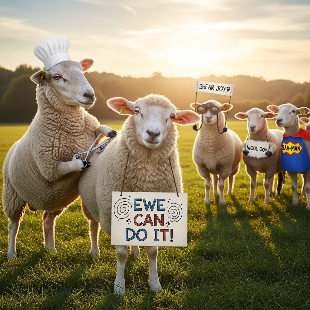 🐑 Sheep Puns for Social Media