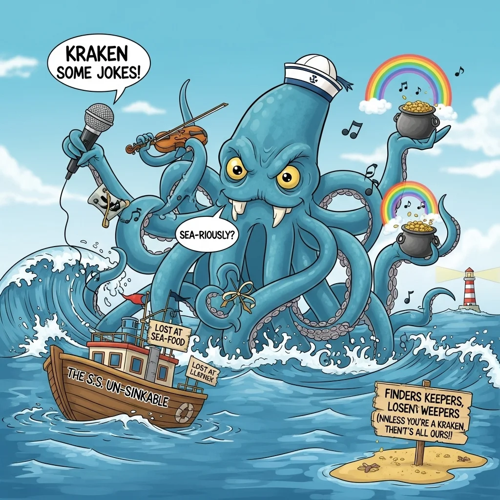 🐙 Funny Kraken Puns