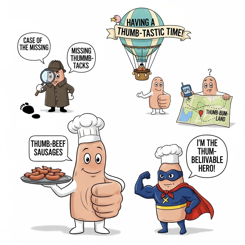 👍 Funny Thumb Puns