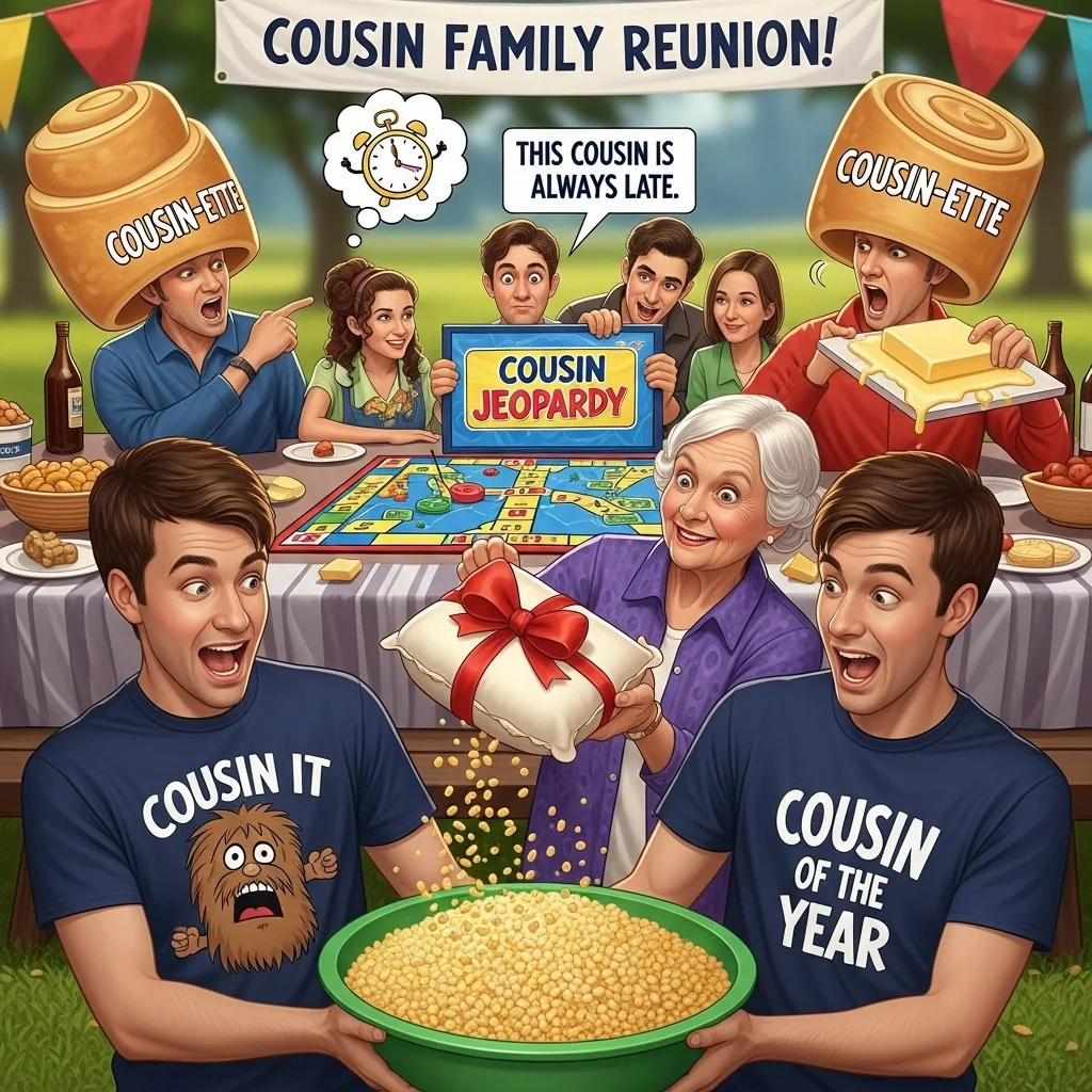 👨‍👩‍👧 Cousin Puns for Family Bonding