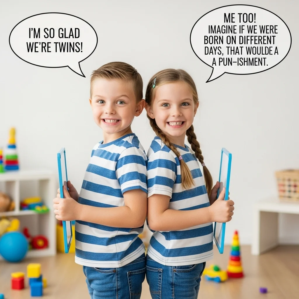 👯 Funny Twin Wordplay