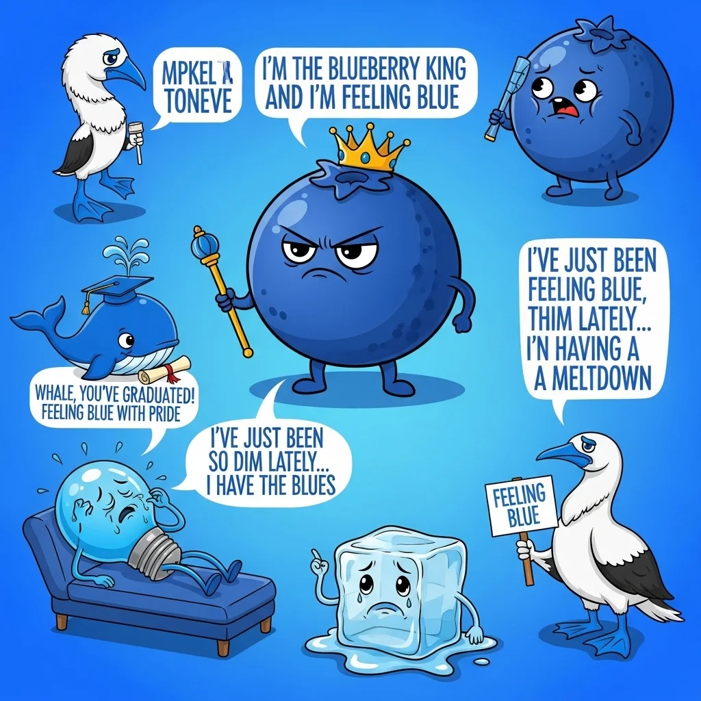 💙 Blue Color Puns