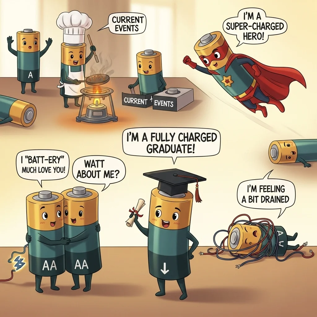 🔋 Funny Battery Puns