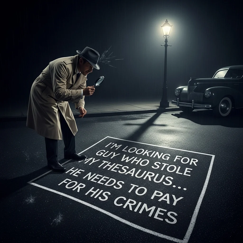 🔍 Detective Work Puns