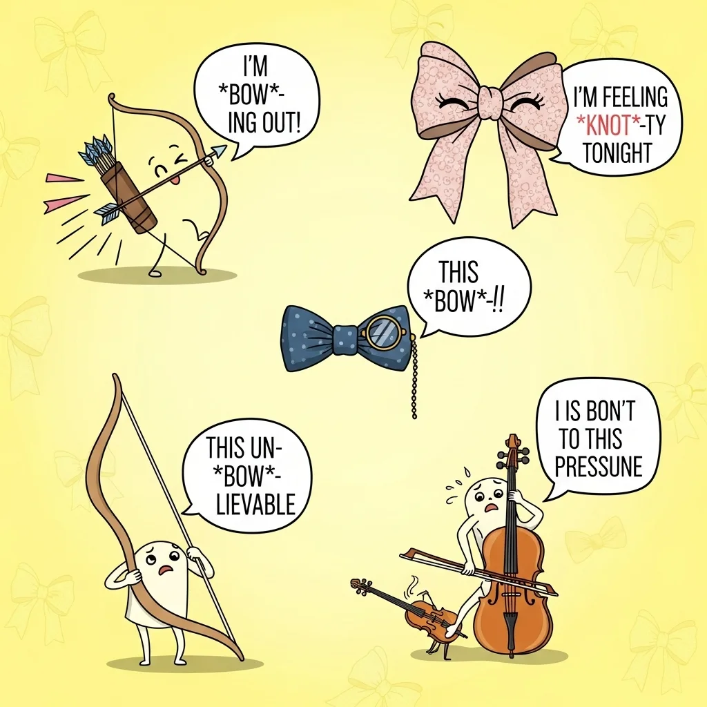 😂 Funny Bow Puns
