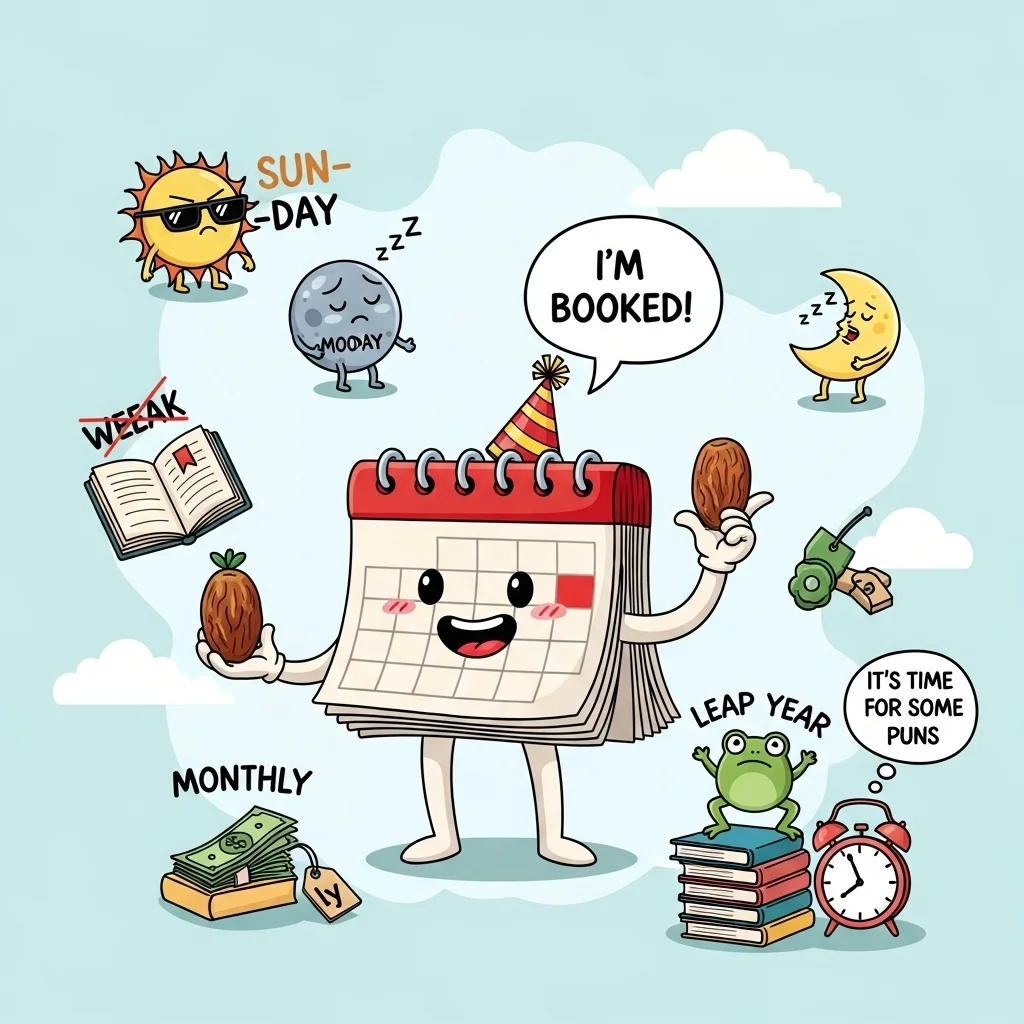 😂 Funny Calendar Puns