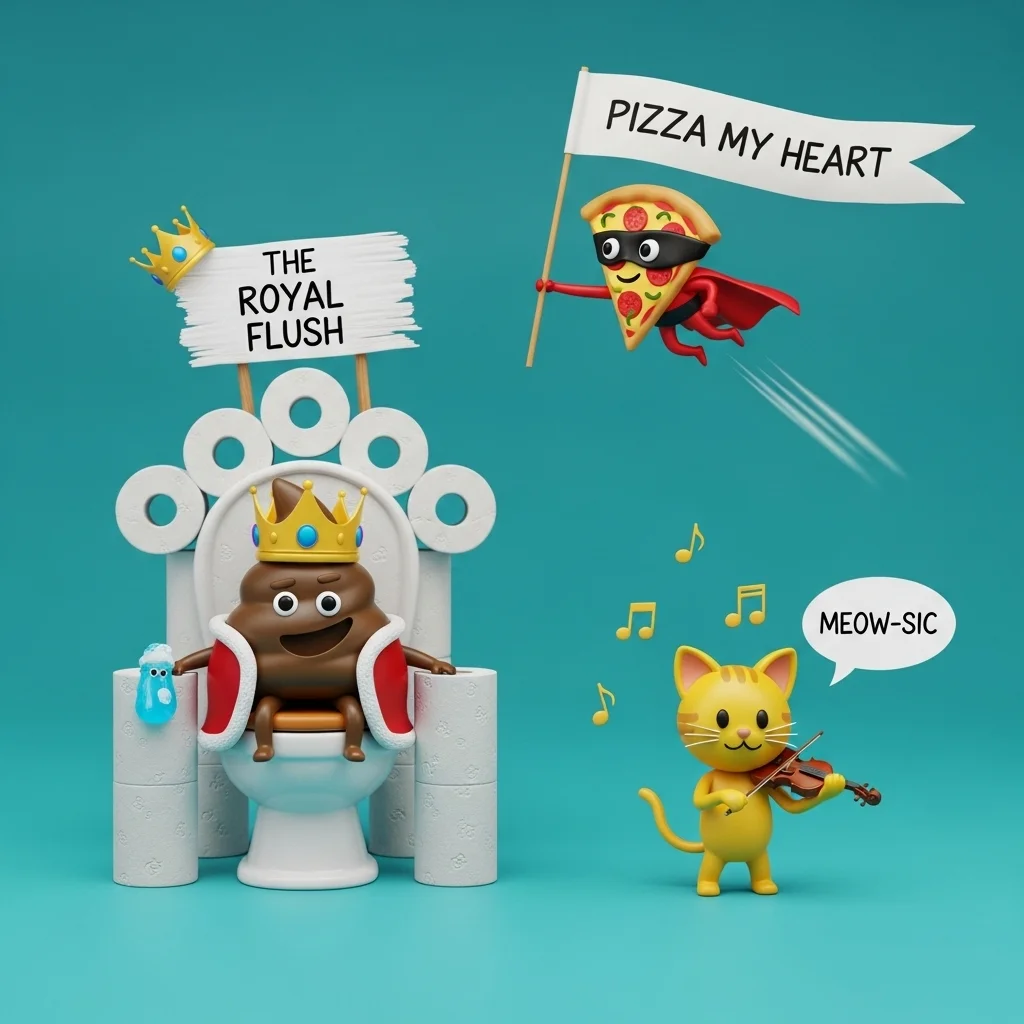 😂 Funny Emoji Puns