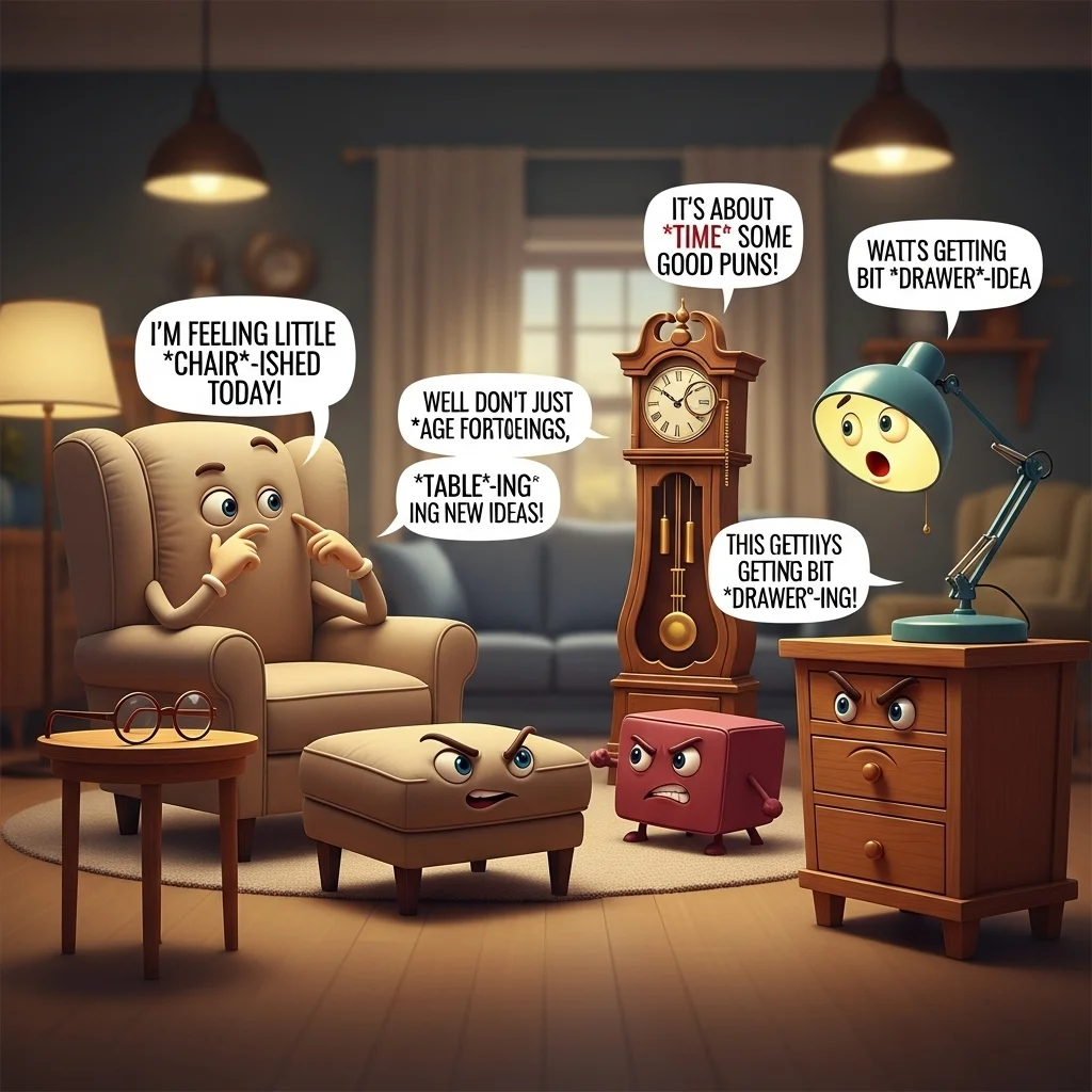 😂 Funny Furniture Puns