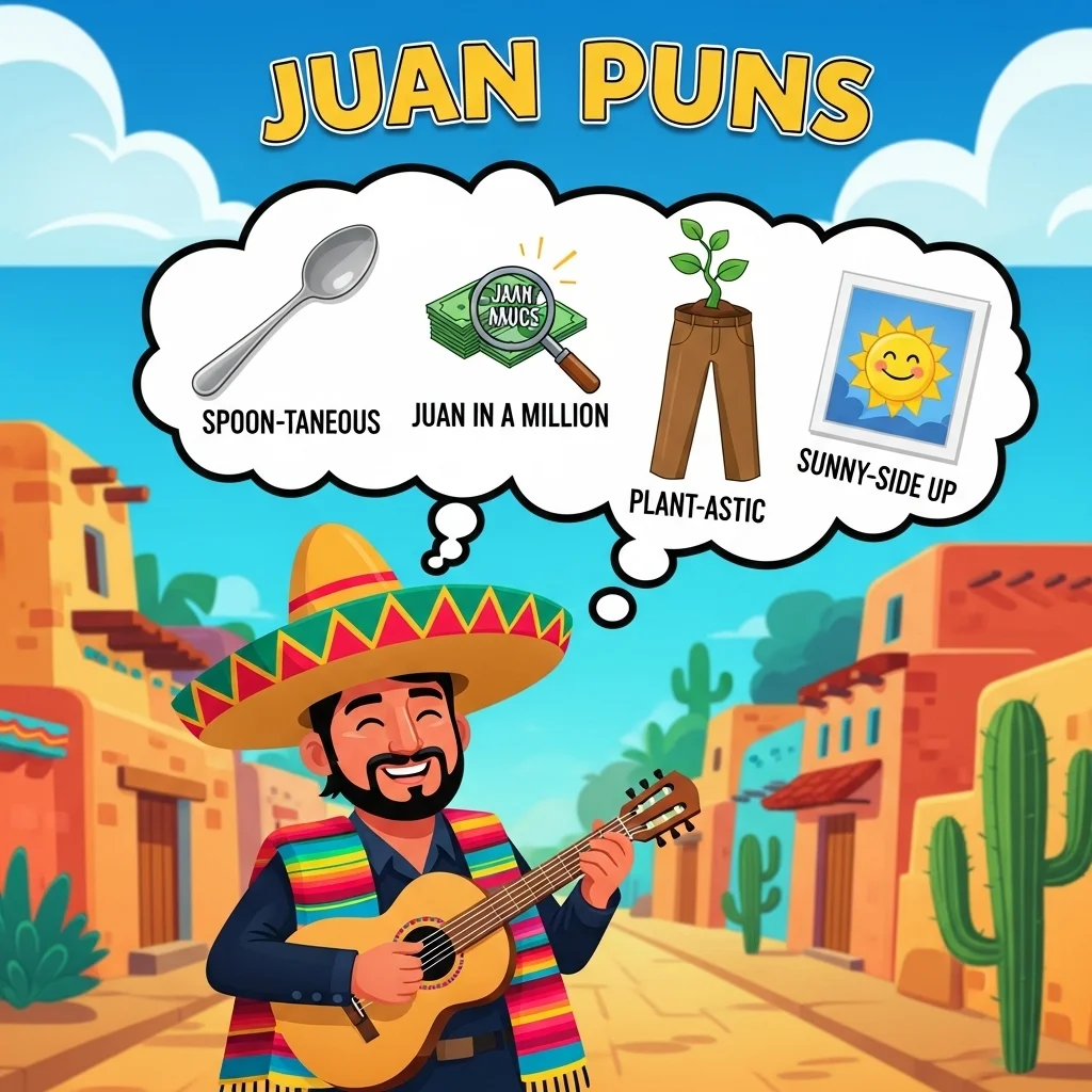😂 Funny Juan Puns