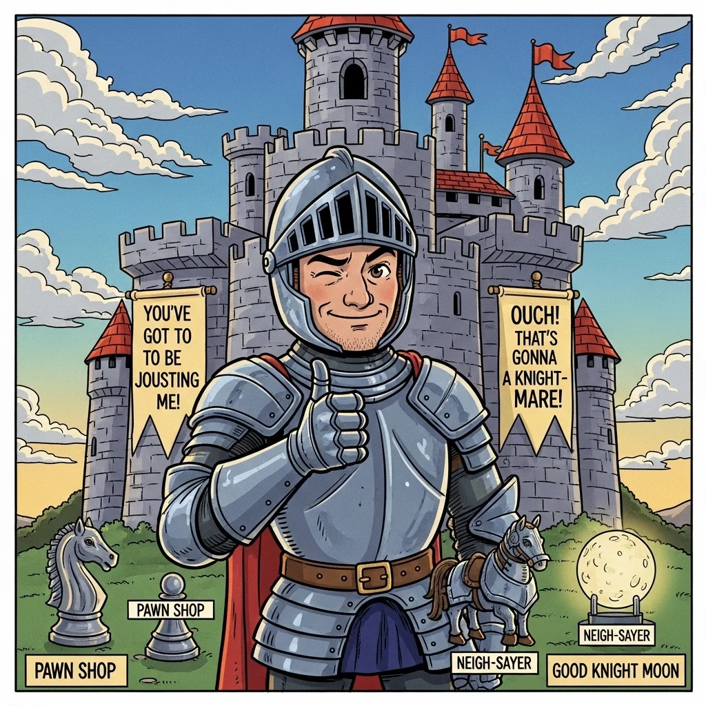 😂 Funny Knight Puns